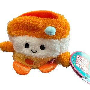 Bum Bumz Breakfast Bumz Orange Juice Box JAMES Bean Mini Plush By Russ Exclusive